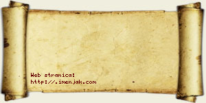 Dimitrije Isaković vizit kartica